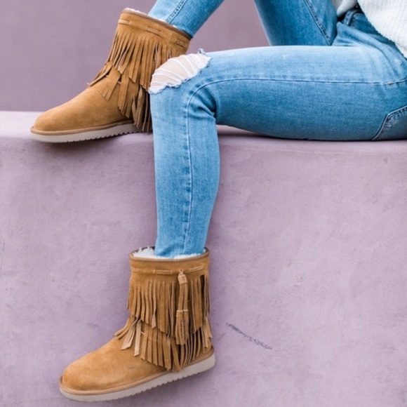 koolaburra fringe ugg boots